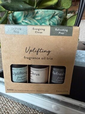 Demdaco Essential Oils NIB.  Uplifting Trio